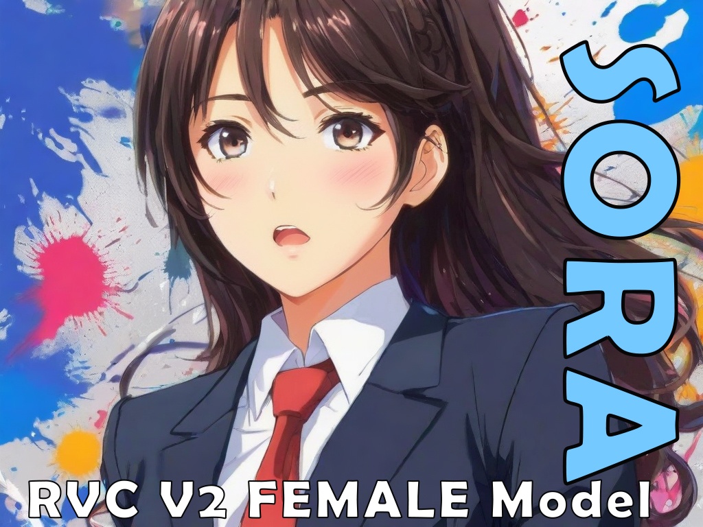 [RVC] Voice Model - Sora [KLM 4.1 / Rmvpe / fp32 / 한국어 / VR:L]