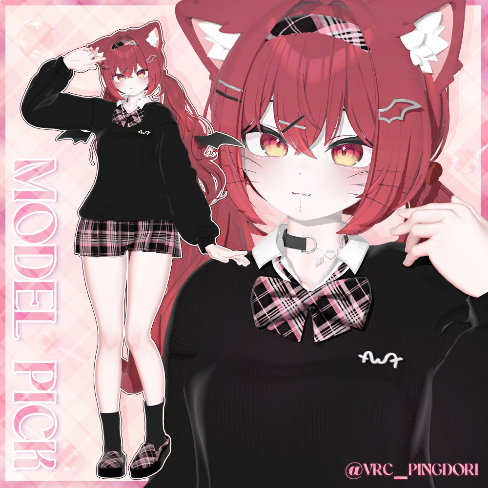 🍭sweet school uniform with scarf + candy🍭かわいい制服🍫