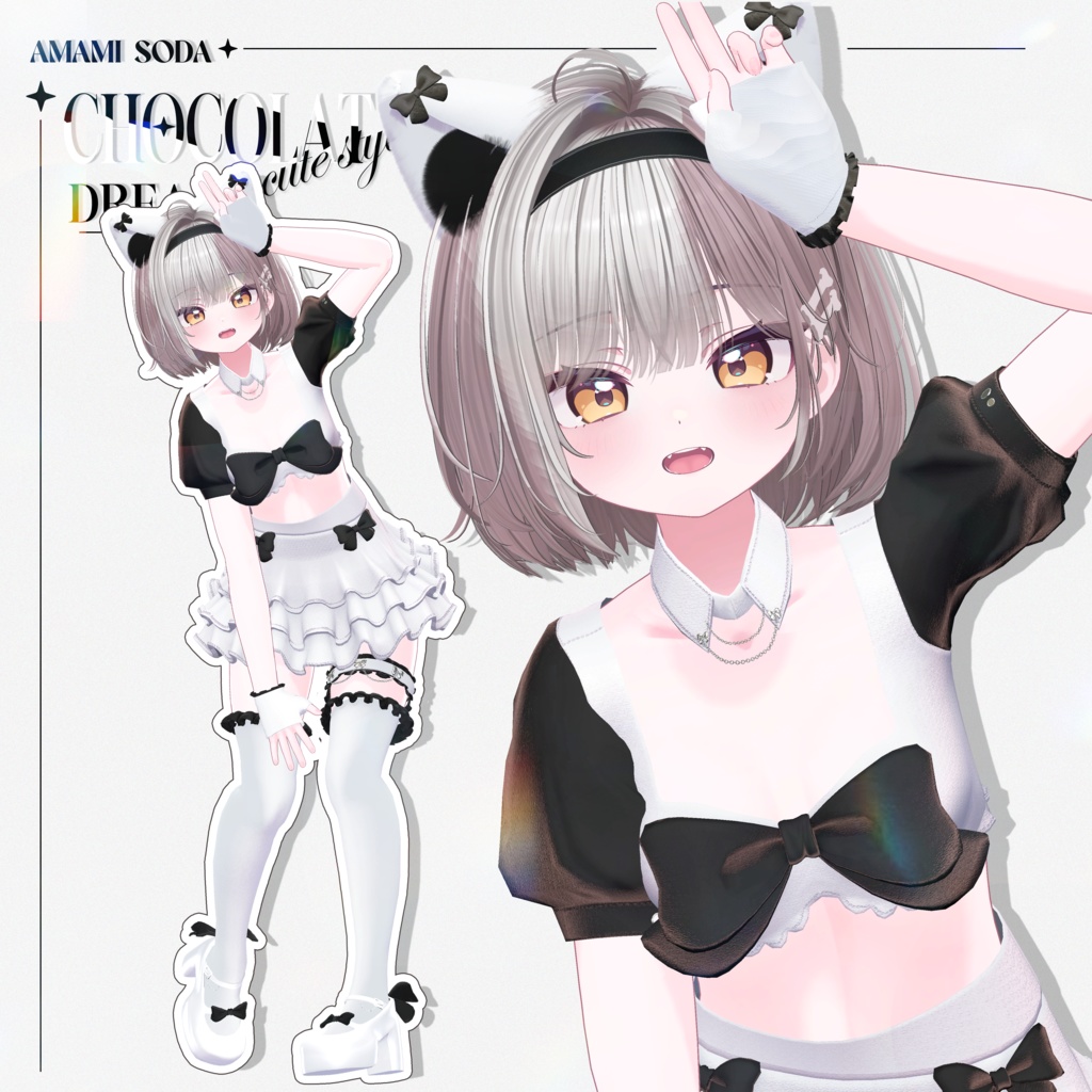 ✨SALE✨ - NEKO DREAM - 🖤リボンの衣装 フリル·スカート🖤