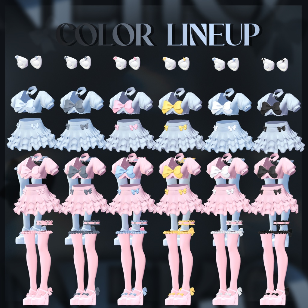 ✨SALE✨ - NEKO DREAM - 🖤リボンの衣装 フリル·スカート🖤