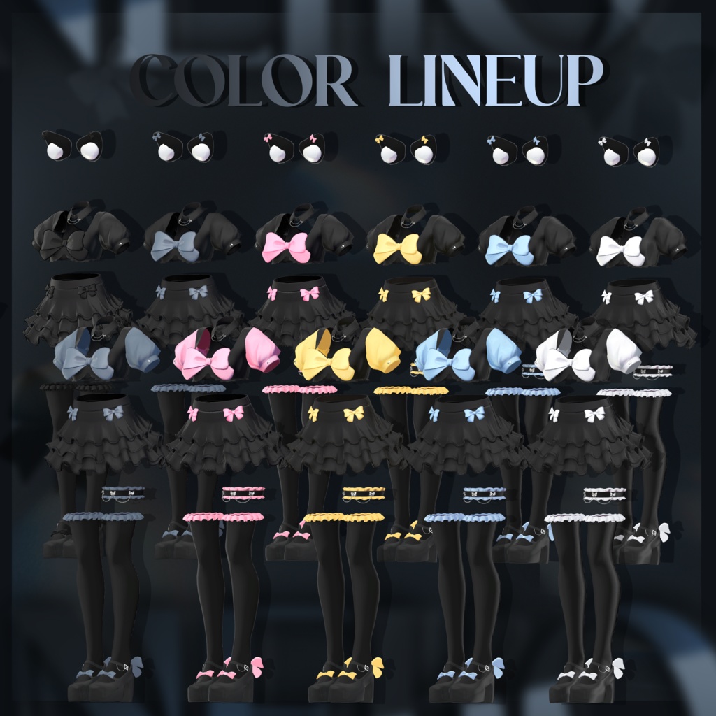 ✨SALE✨ - NEKO DREAM - 🖤リボンの衣装 フリル·スカート🖤