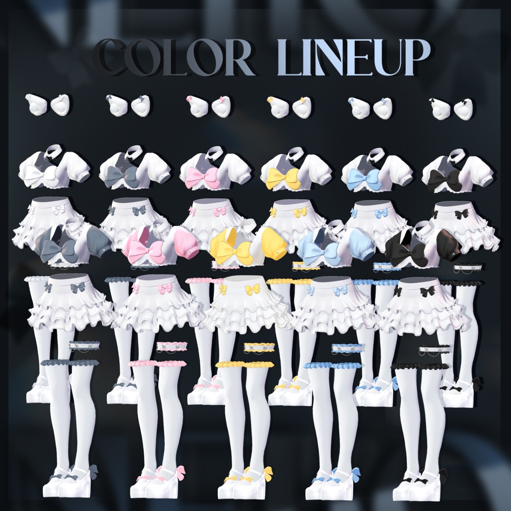 ✨SALE✨ - NEKO DREAM - 🖤リボンの衣装 フリル·スカート🖤