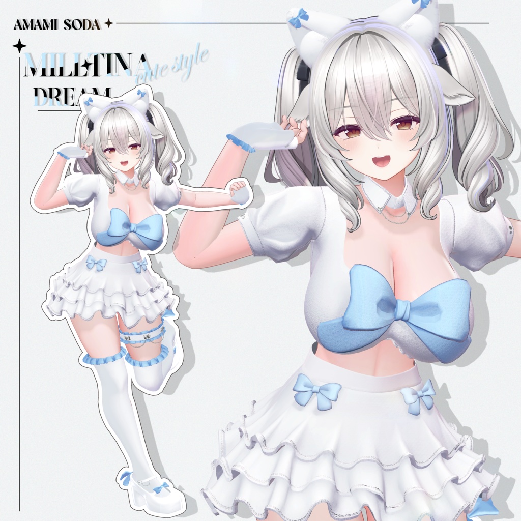 ✨SALE✨ - NEKO DREAM - 🖤リボンの衣装 フリル·スカート🖤