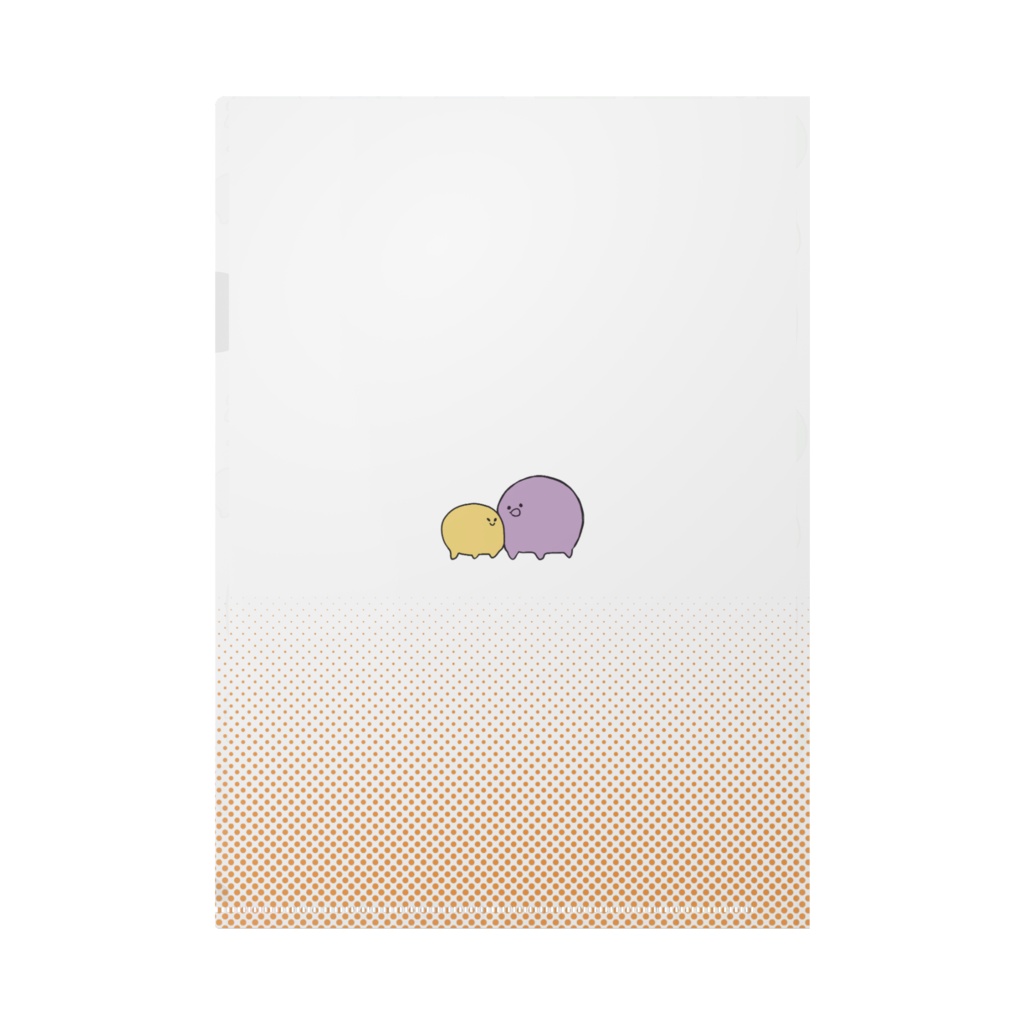 変な生き物クリアファイル