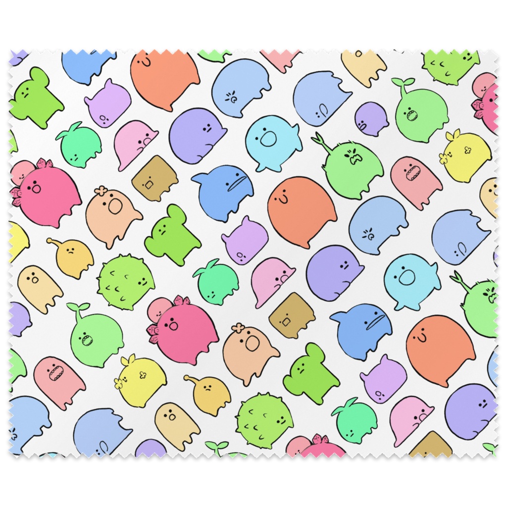 変な生き物メガネ拭き