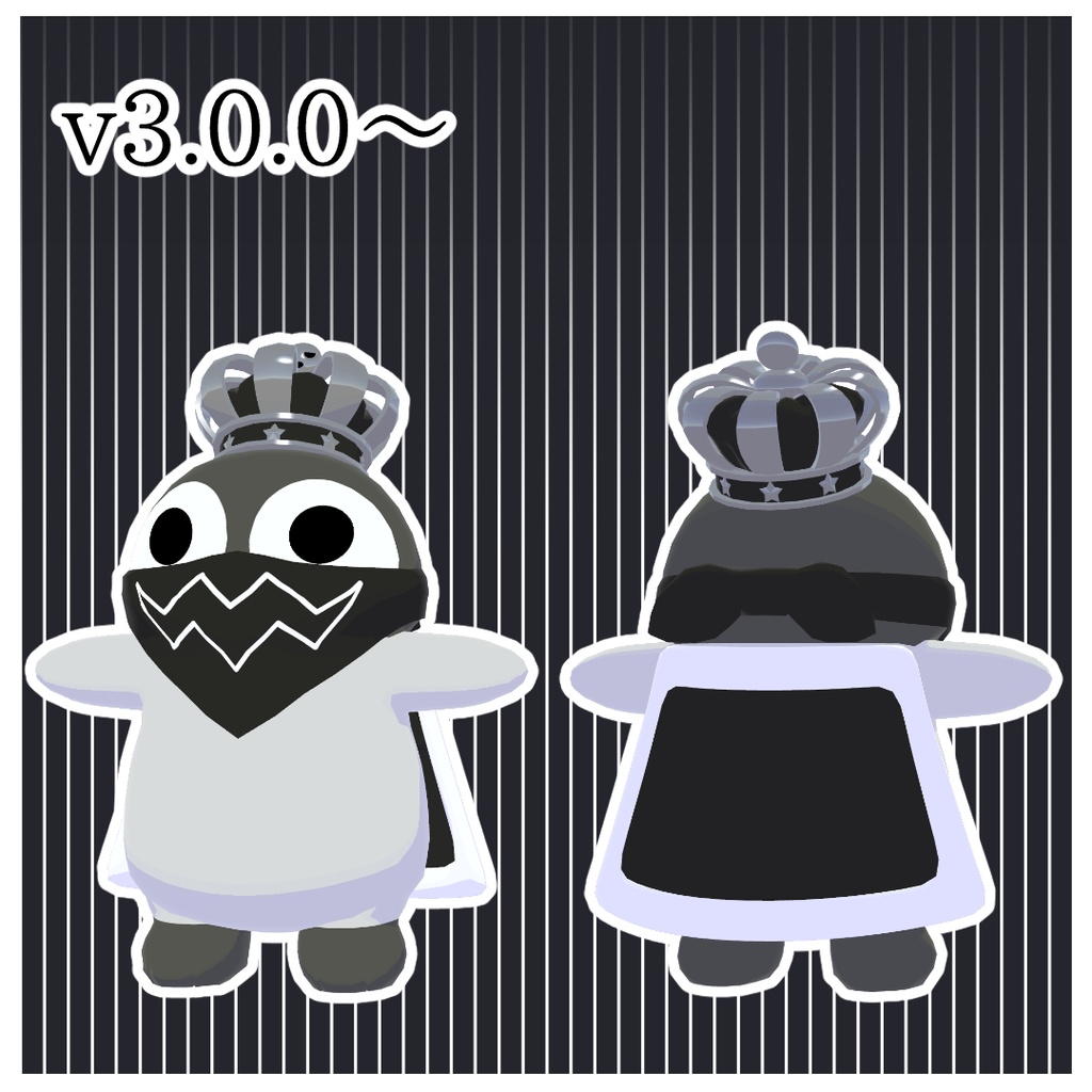 オリジナル3Dモデル「ギャングペンギン」(GangPenguin)