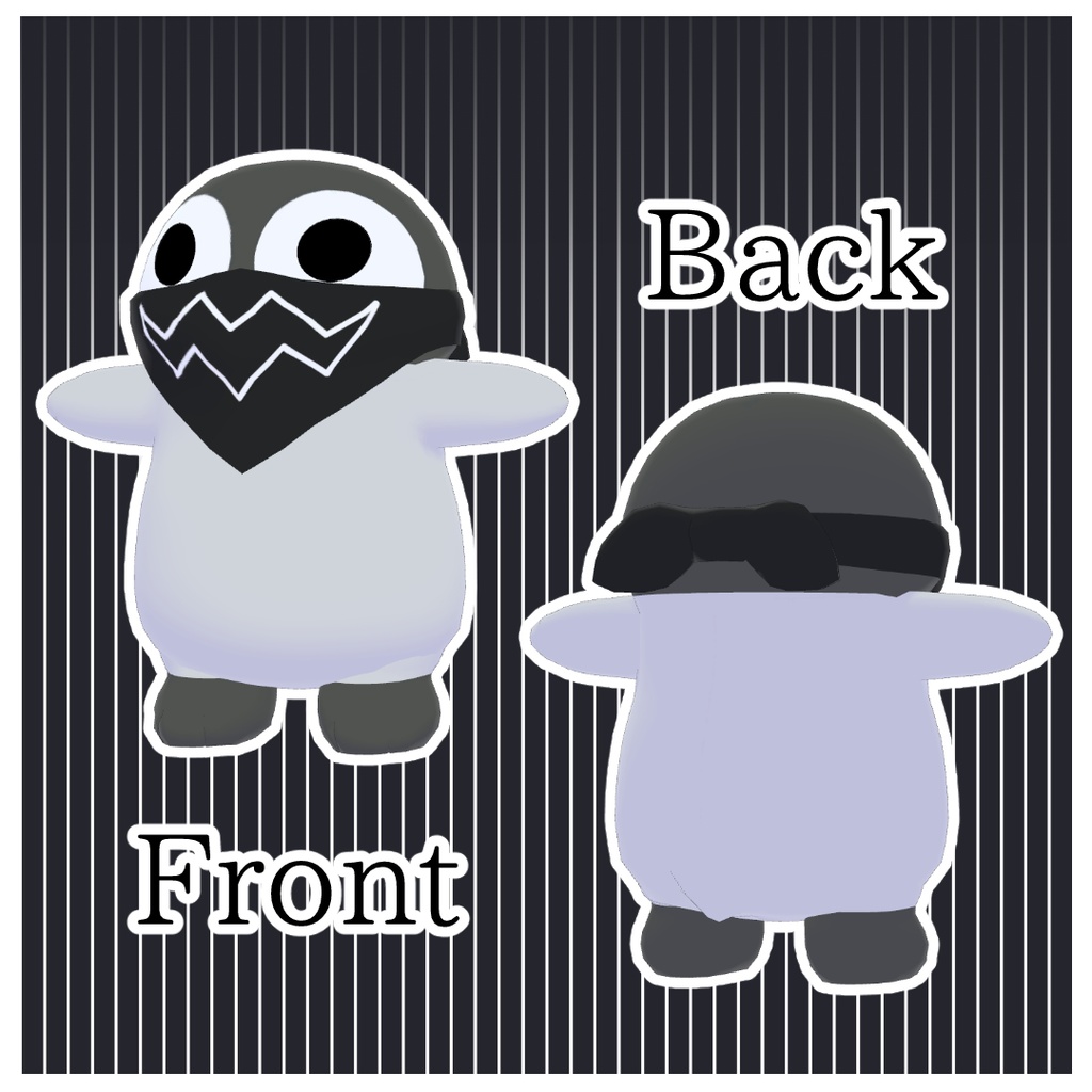 オリジナル3Dモデル「ギャングペンギン」(GangPenguin)