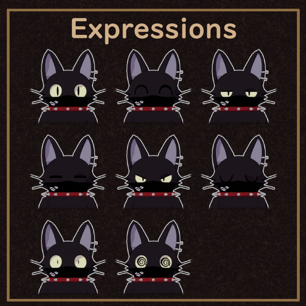 オリジナル3Dモデル「わるねこ」(Waruneko)