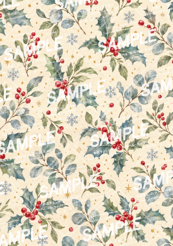 クリスマスに使えるデジタルペーパー素材10点