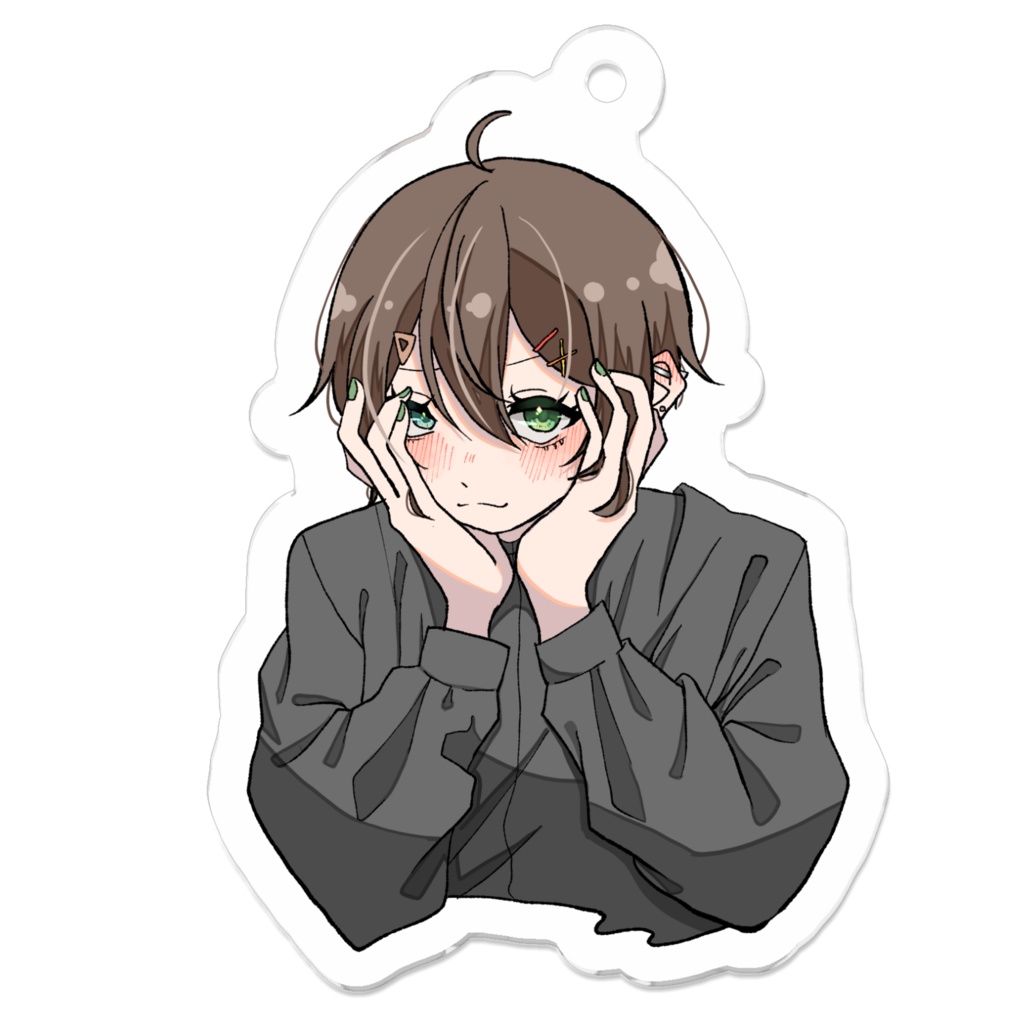 真っ赤なほっぺ