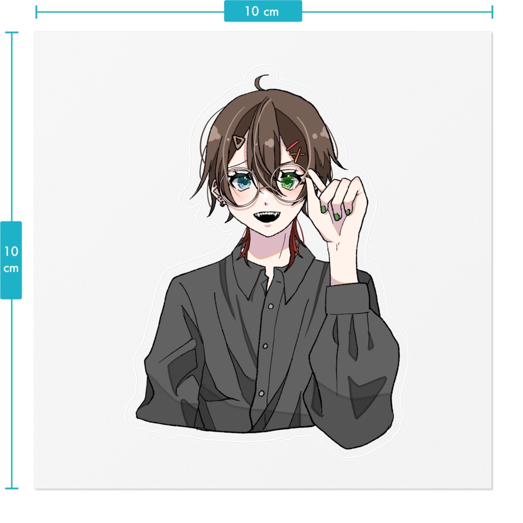 メガネっこ ステッカー