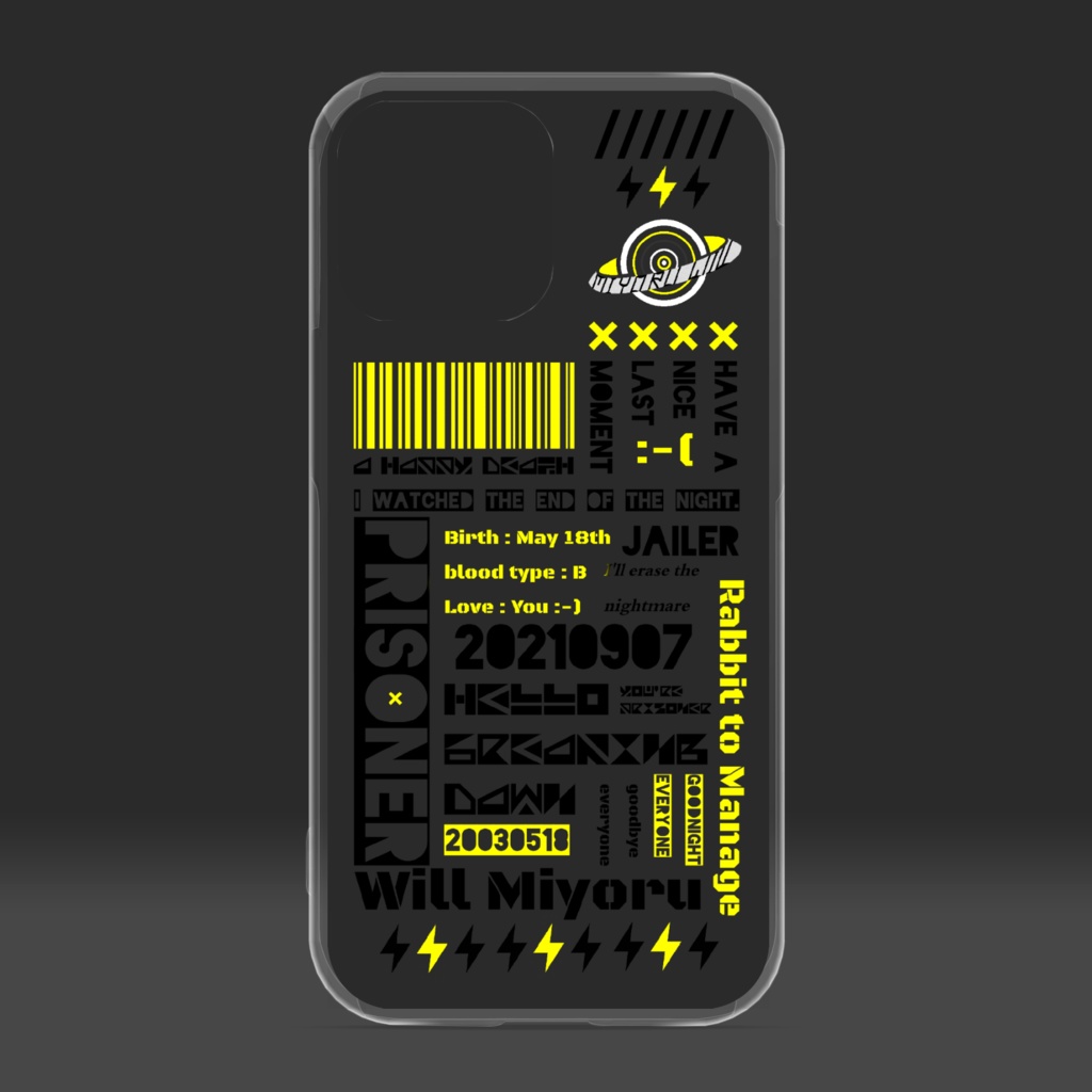 看夜ウィルiPhoneケース