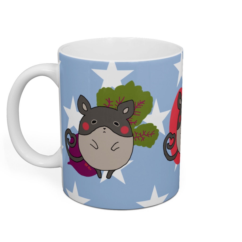 どんぐりくんマグカップ(星ブルー)