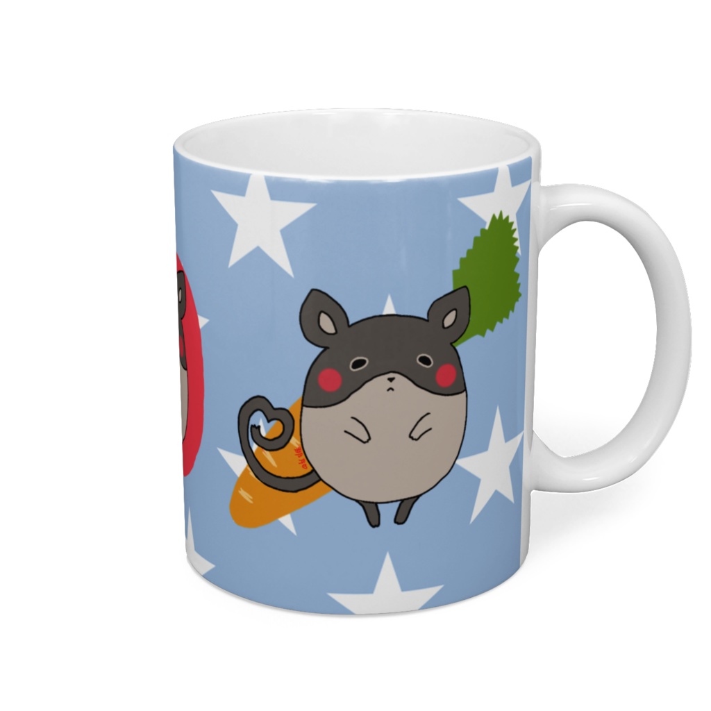 どんぐりくんマグカップ(星ブルー)