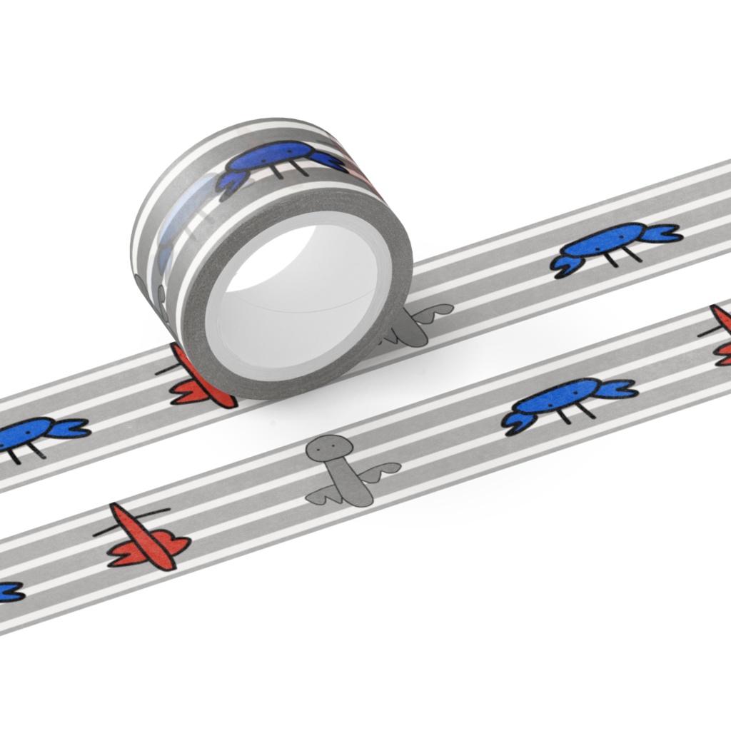 しろZOOマスキングテープ