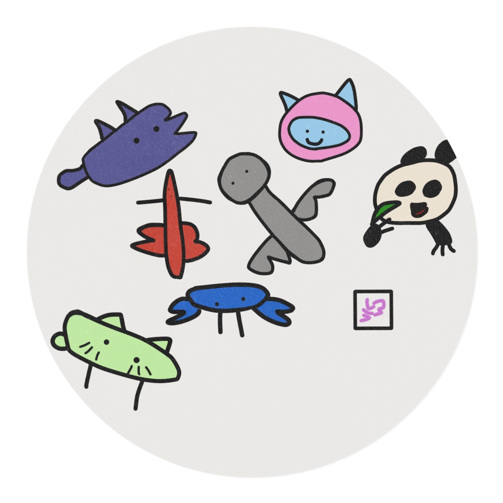 しろZOOマスキングテープ(ピンク)