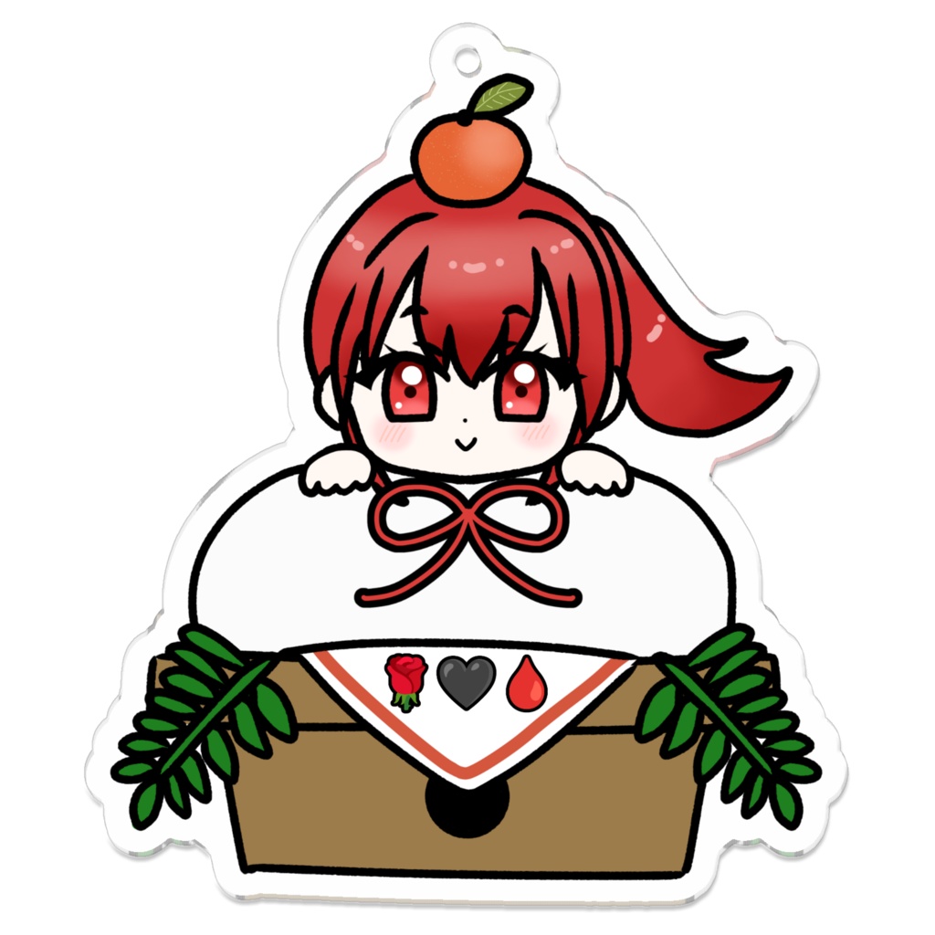 鏡餅那月アクキー