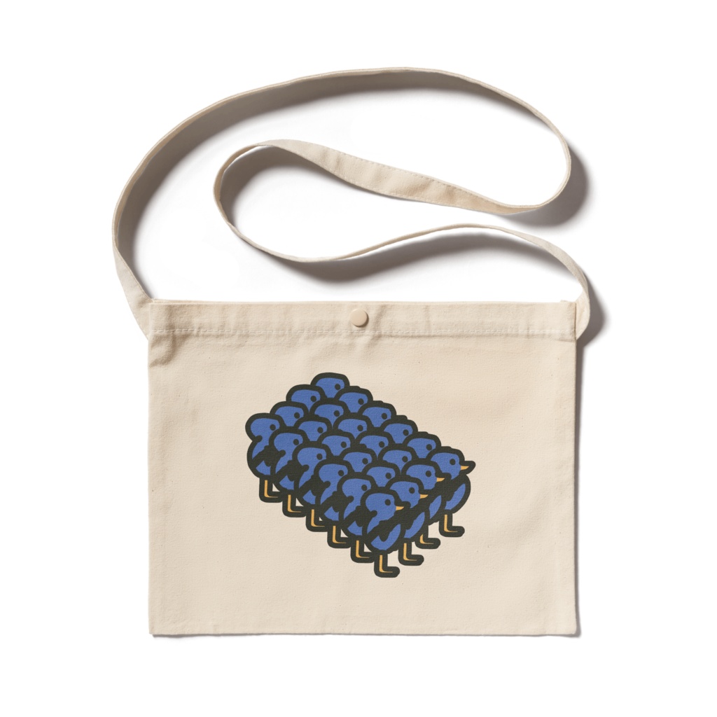 美脚ペンギン(集合体)サコッシュ