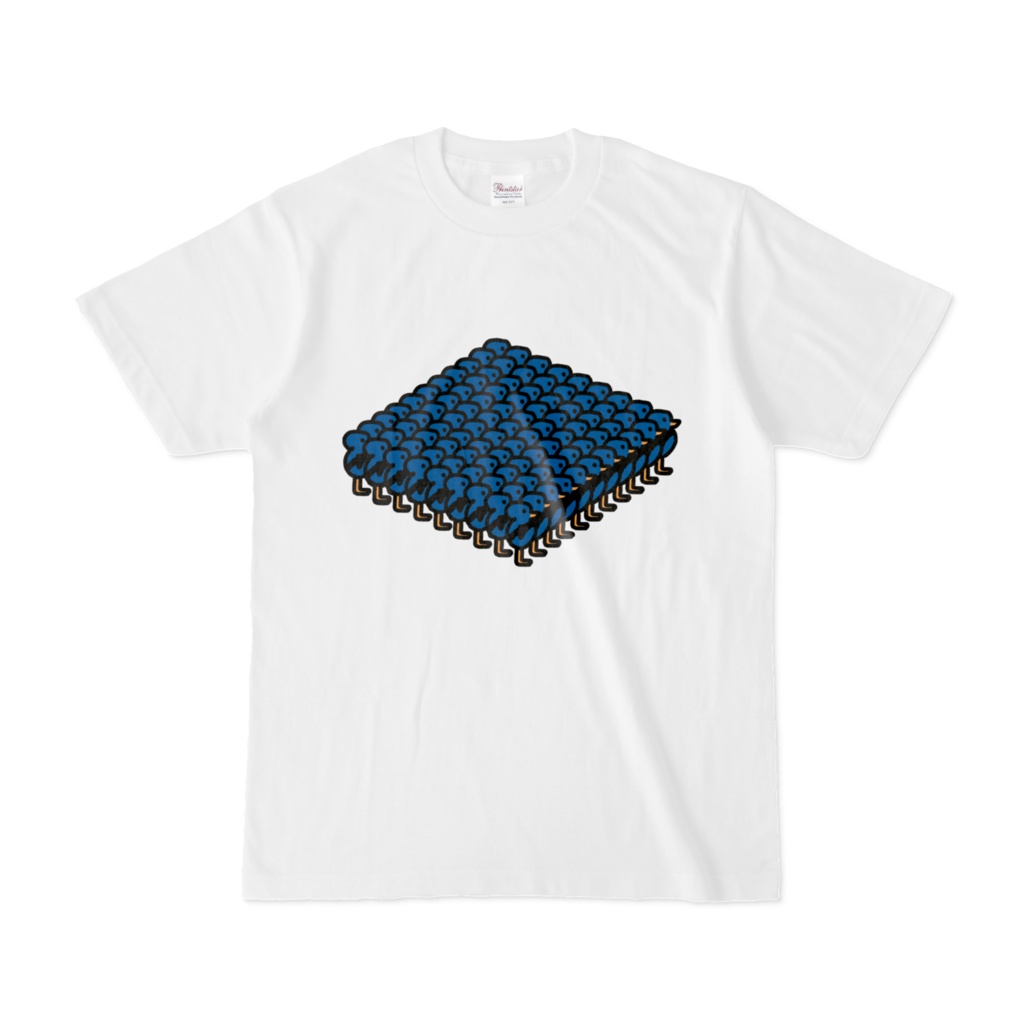 美脚ペンギン(増殖中)Tシャツ