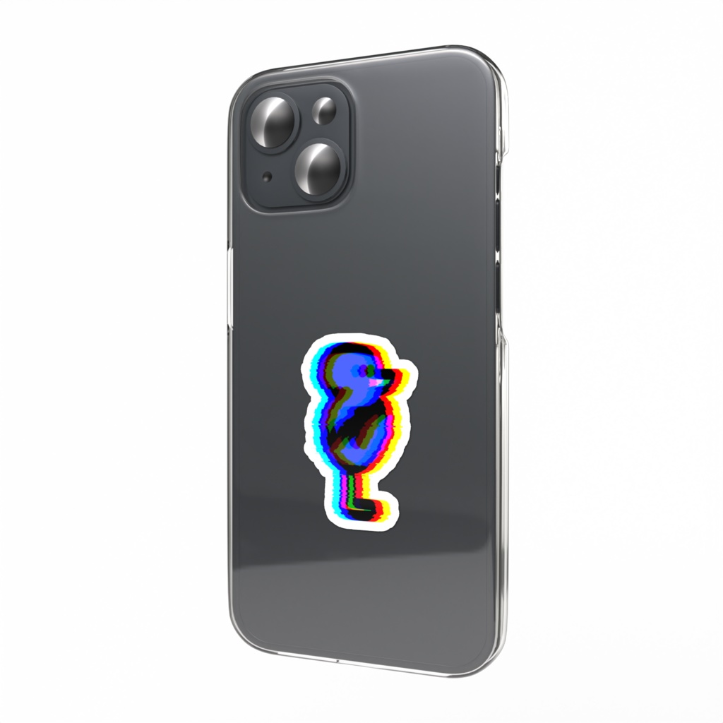 サイケデリック美脚ペンギンステッカー