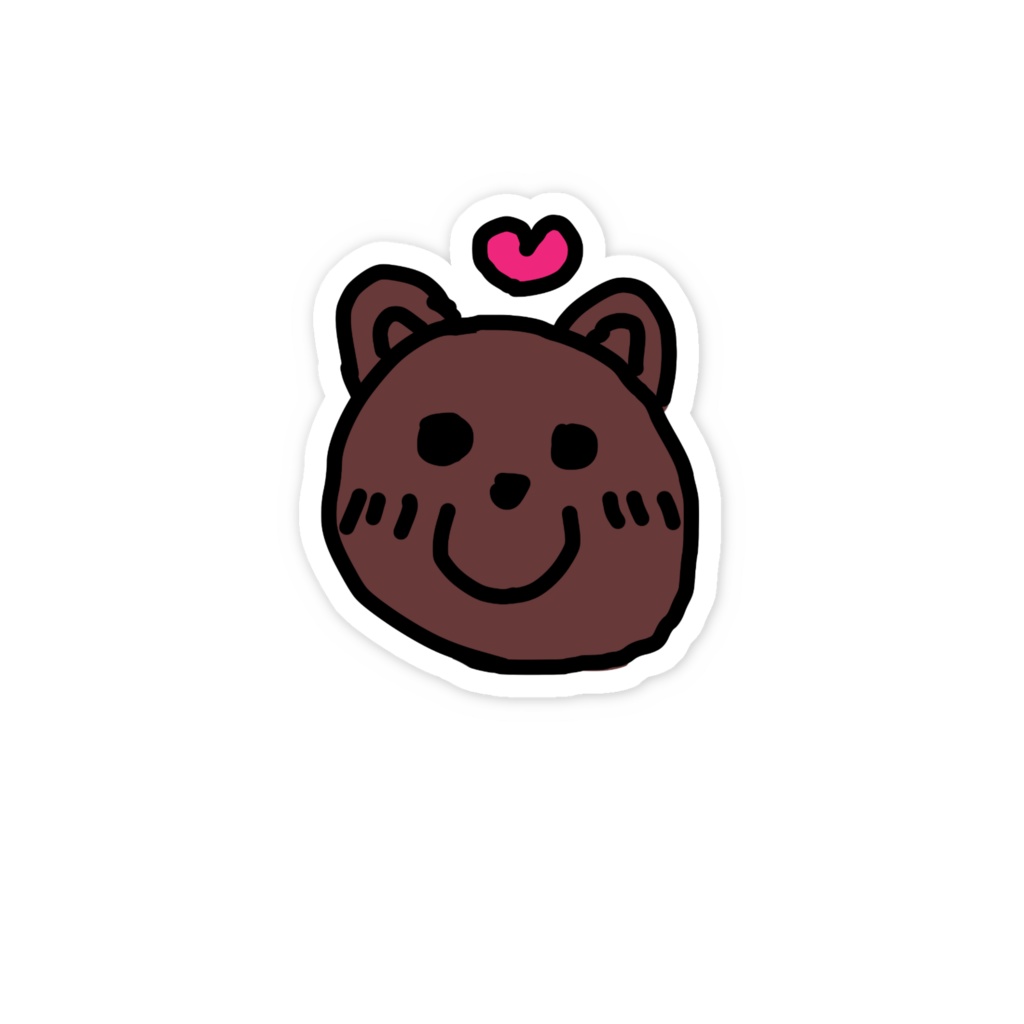 クマちゃんステッカー