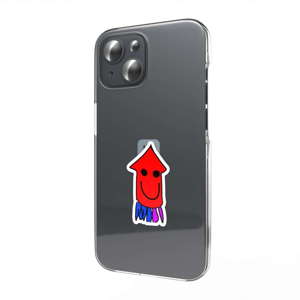 カラフリャーイカステッカー