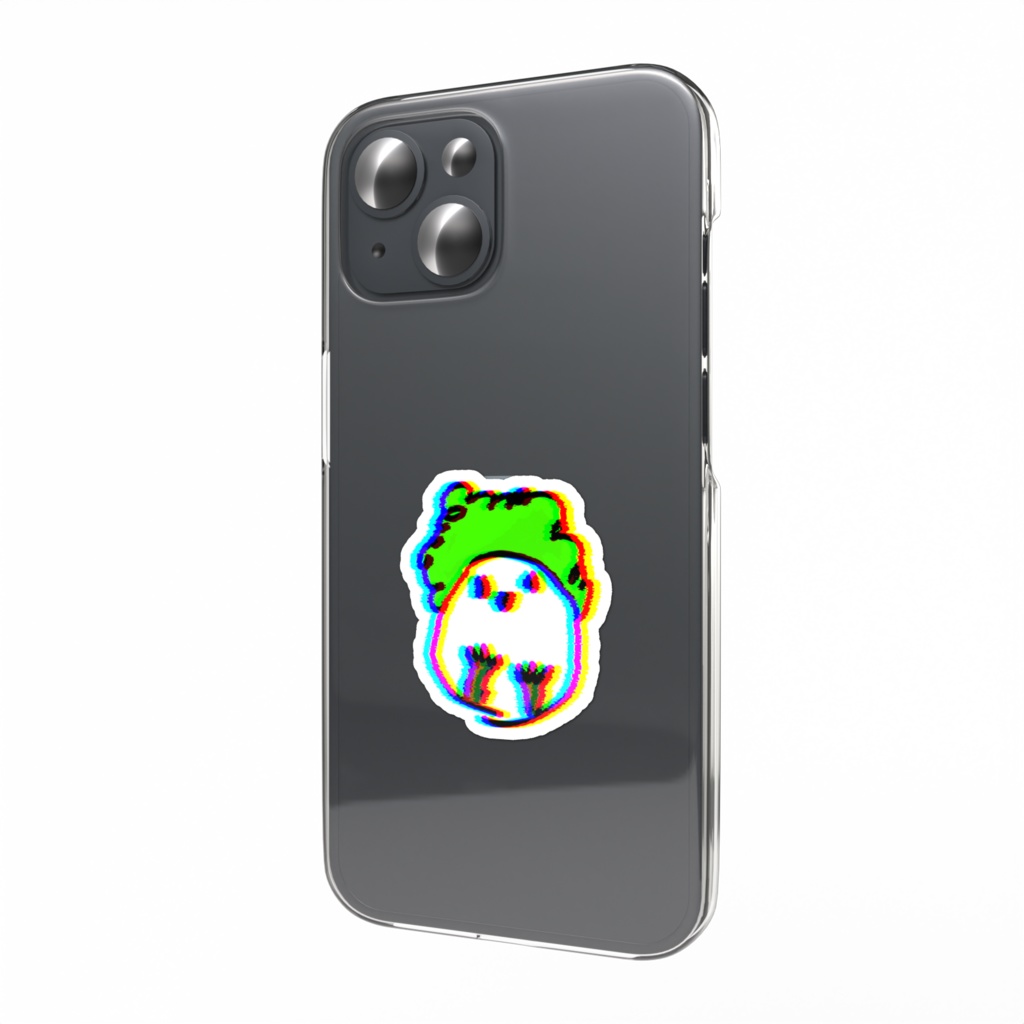 サイケデリックバードステッカー