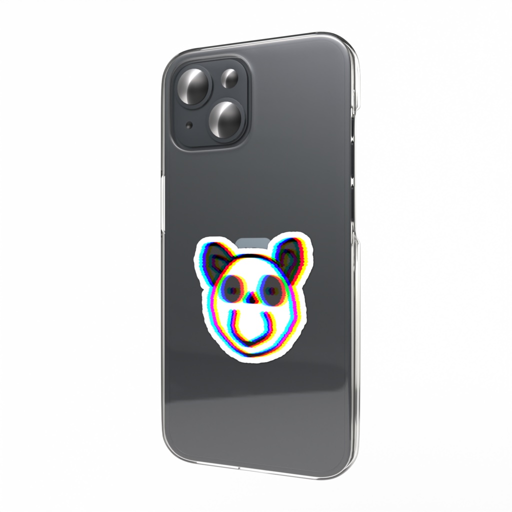 サイケデリックパンダステッカー