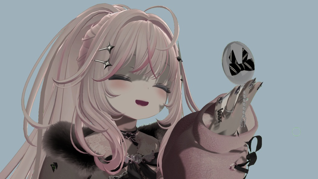 【VRCギミック】フォトホルダー付きコンパクトミラー(Compact Mirror)