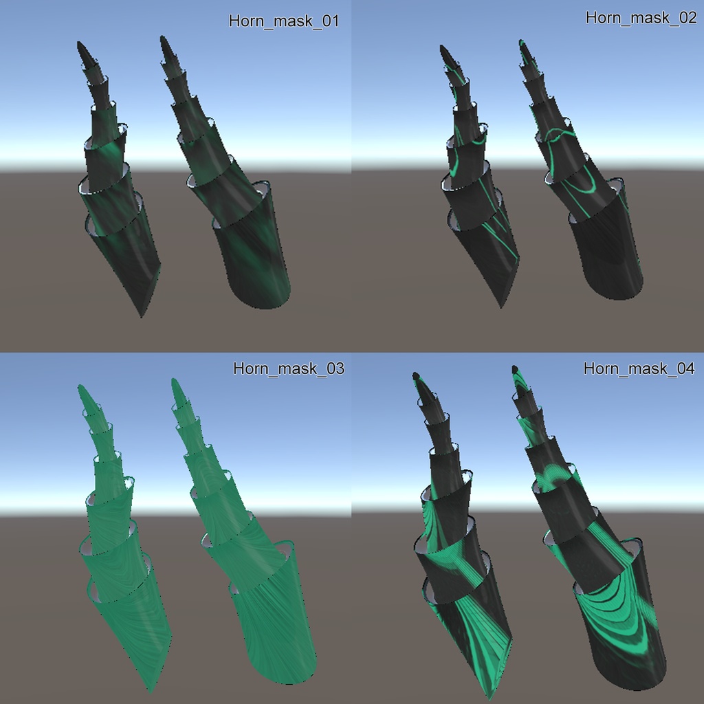 【無料】Kakuの角【VRChat想定】