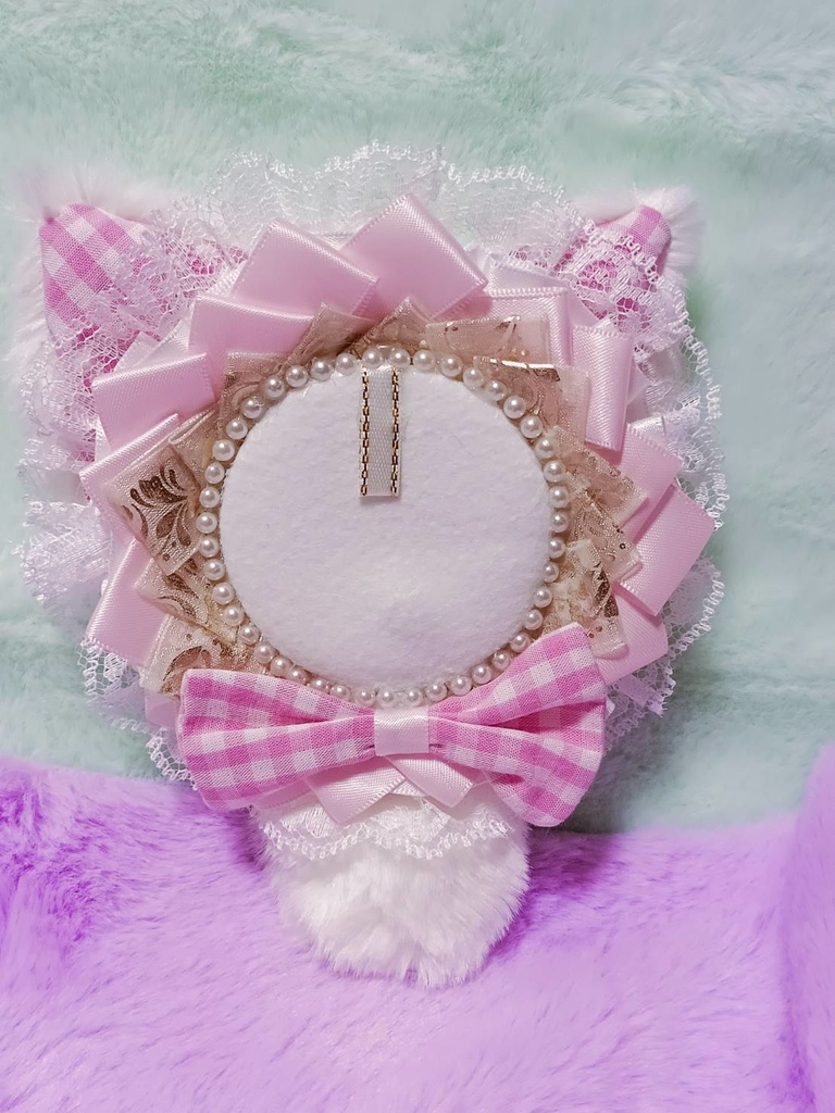 にゃんこロゼット(猫耳付きの可愛いロゼット)