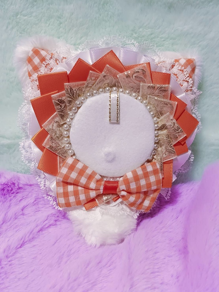 にゃんこロゼット(猫耳付きの可愛いロゼット)