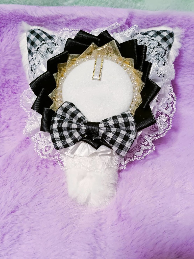 にゃんこロゼット(猫耳付きの可愛いロゼット)