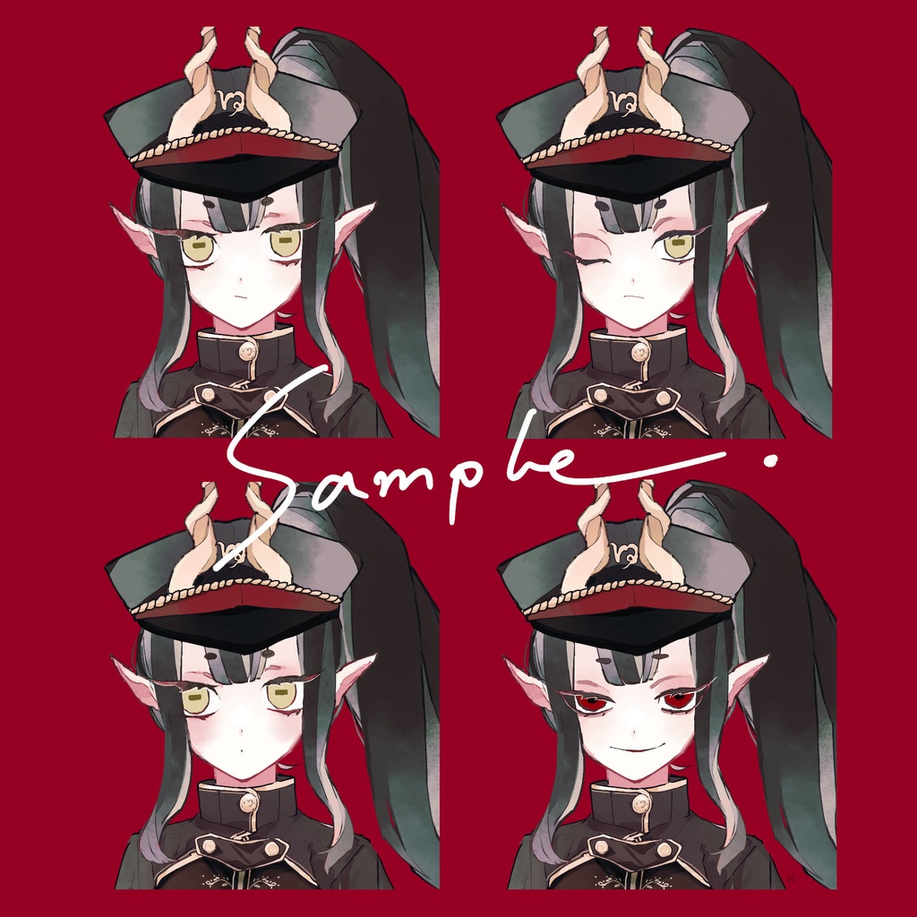 【無料】全身立ち絵(山羊座♑)