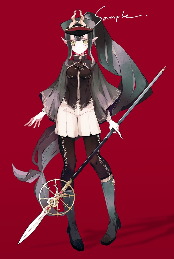 【無料】全身立ち絵（山羊座♑）