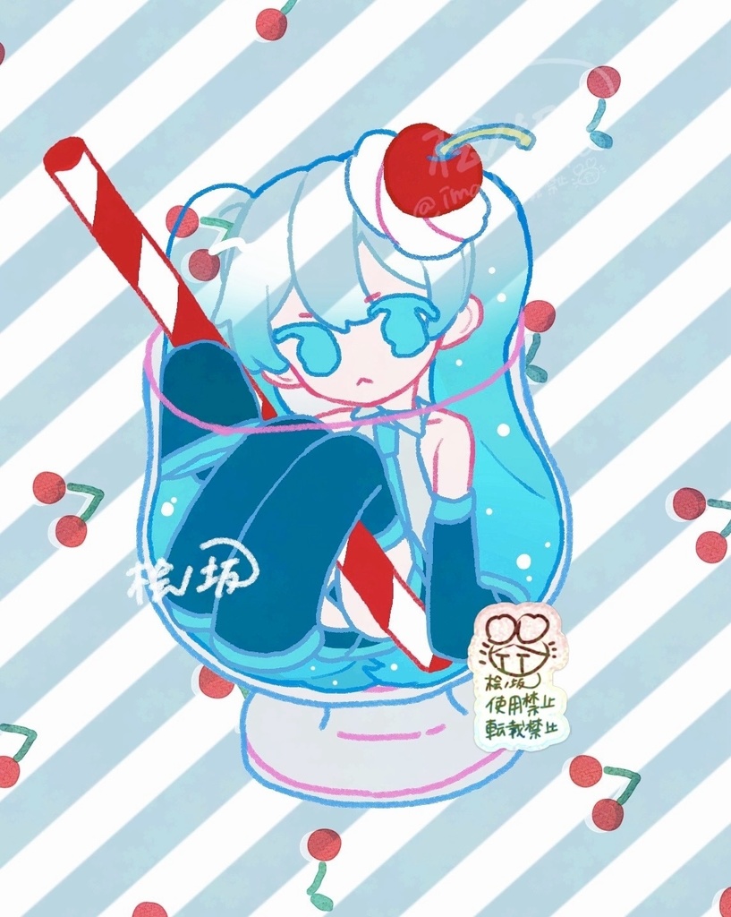 【試作】クリームソーダミク(初音ミク)