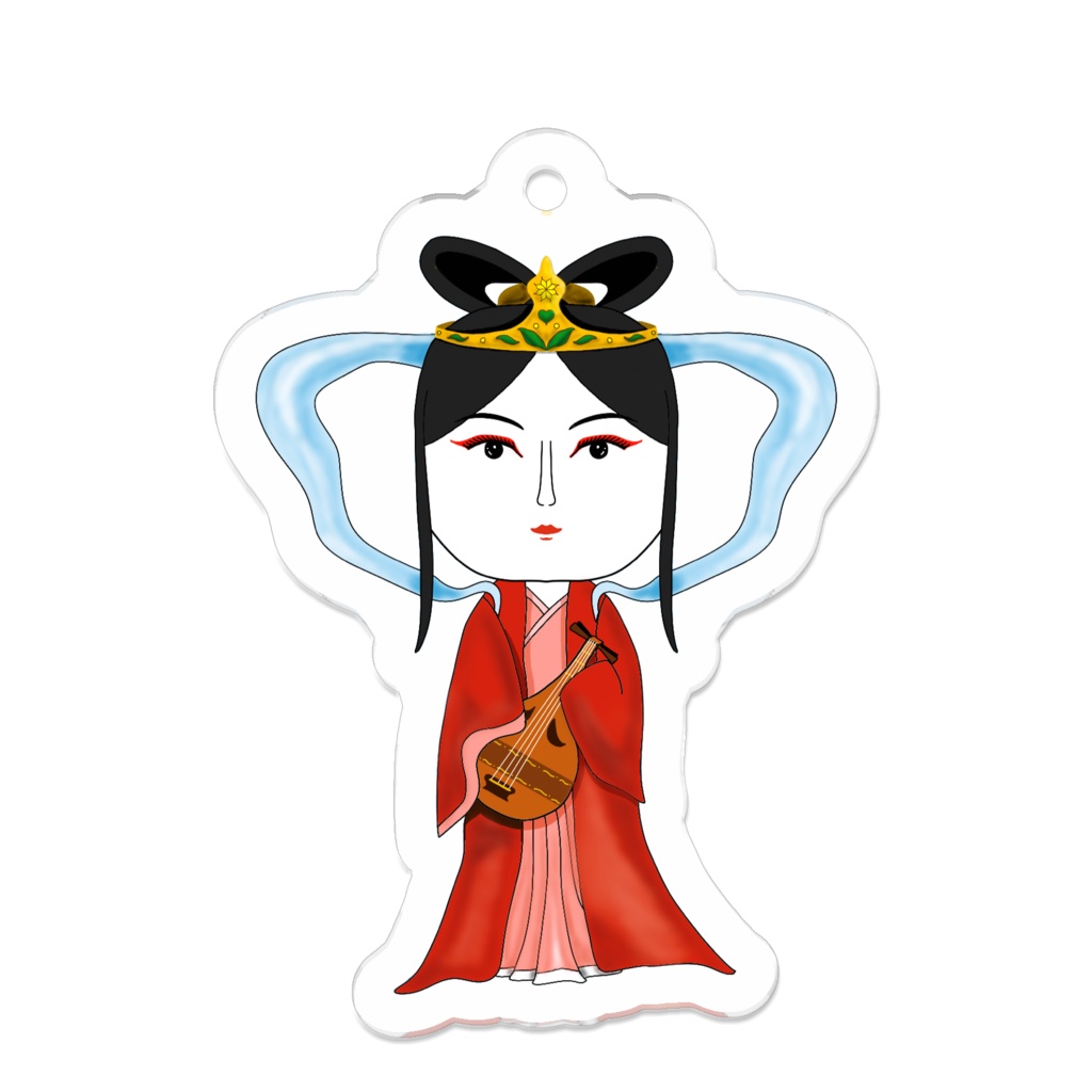 こけし「七福神シリーズ〜弁財天〜」