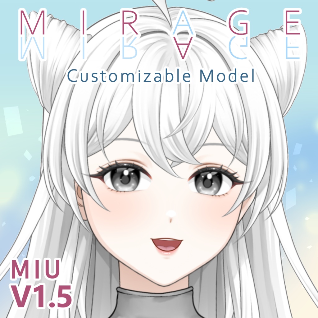 [40%OFF][MIRAGE-MIU] Female Customizable Vtuber Model -V1.5-