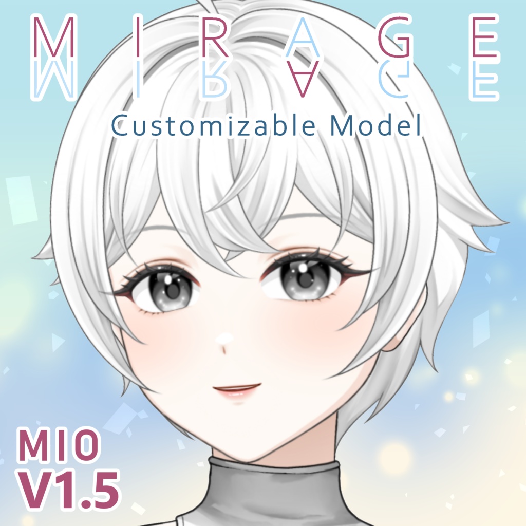 [40%OFF][MIRAGE-MIO] Male Customizable Vtuber Model -V1.5-