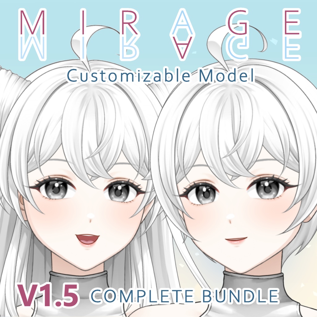 [40%OFF][MIRAGE COMPLETE BUNDLE] MIO&MIU - Customizable Vtuber Model -V1.5-