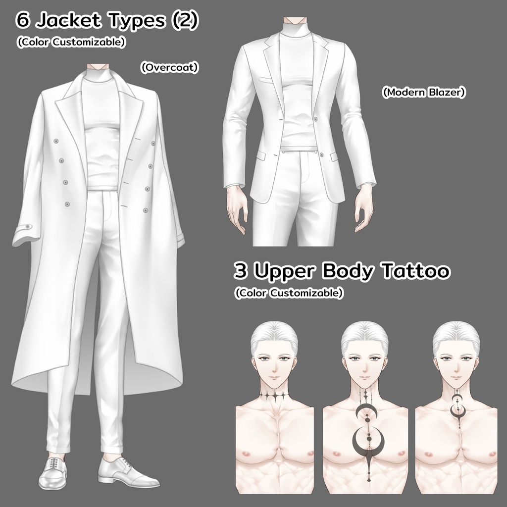 IKEMEN Male Customizable Vtuber -V1.1-