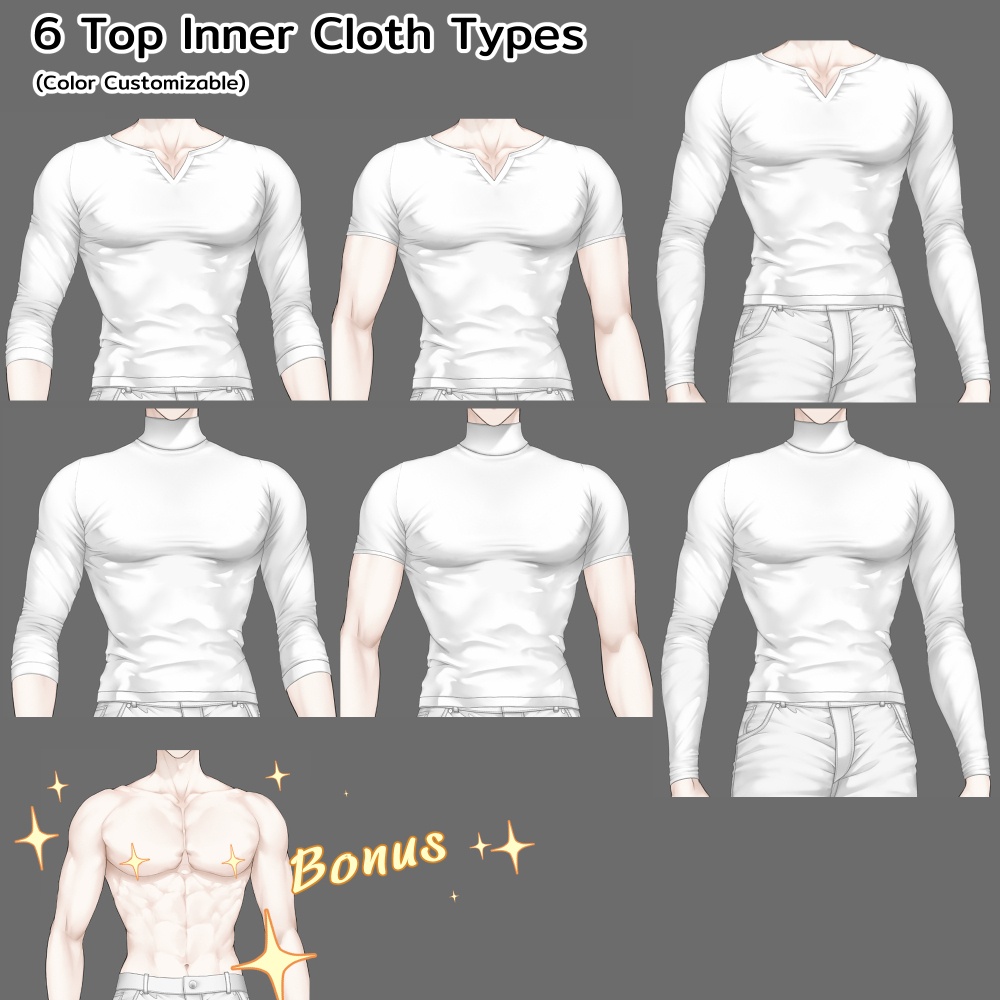 IKEMEN Male Customizable Vtuber -V1.0-