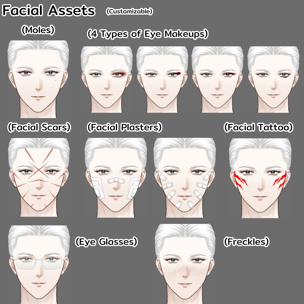 IKEMEN Male Customizable Vtuber -V1.0-