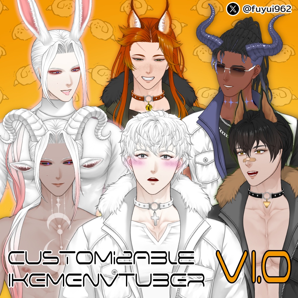 IKEMEN Male Customizable Vtuber -V1.0-