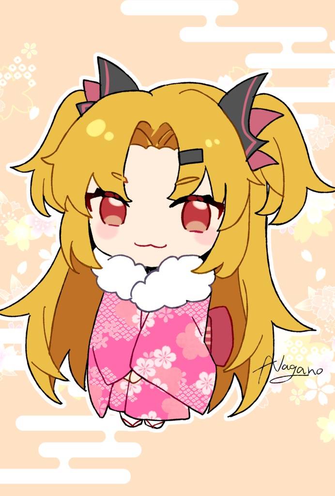 2022年あけおめゆにちゃん