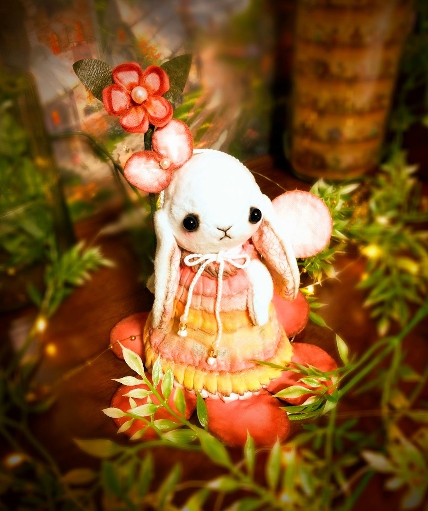 ✿ テディうさぎ * Nina * ハンドメイドBOX付き ✿