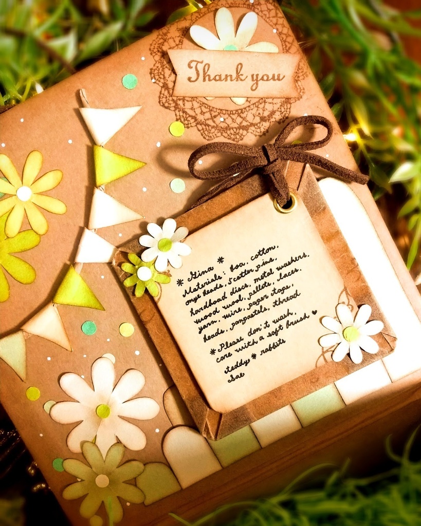 ✿ テディうさぎ * Gina * ハンドメイドBOX付き ✿