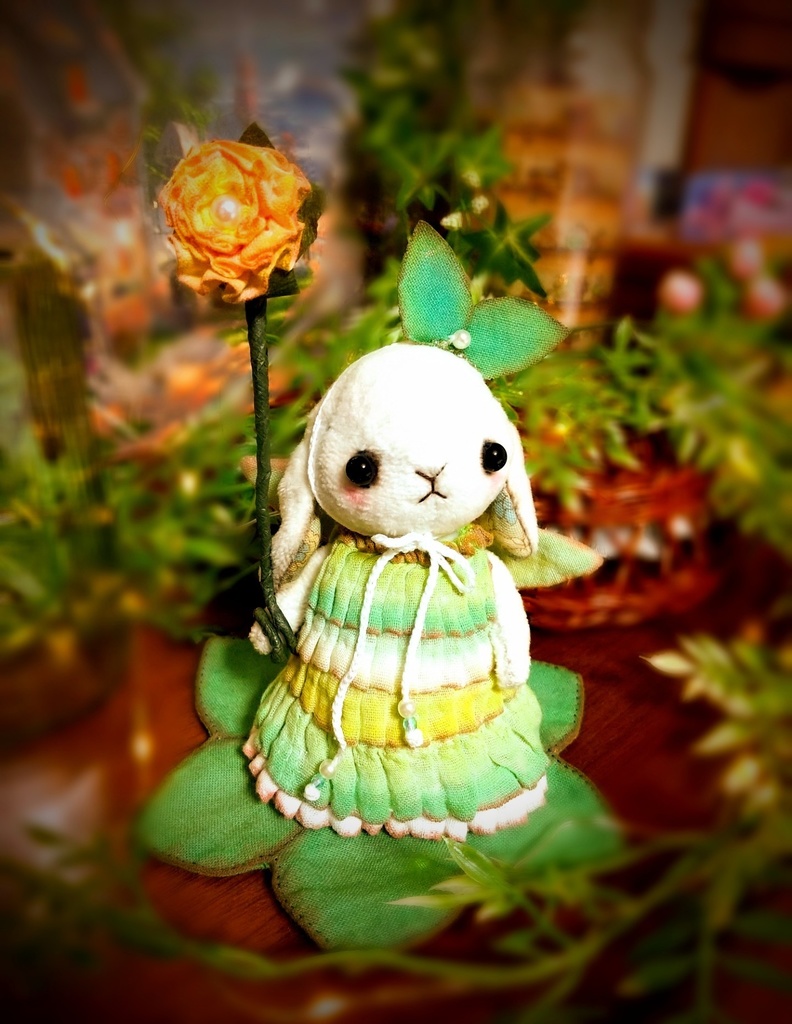 ✿ テディうさぎ * Gina * ハンドメイドBOX付き ✿