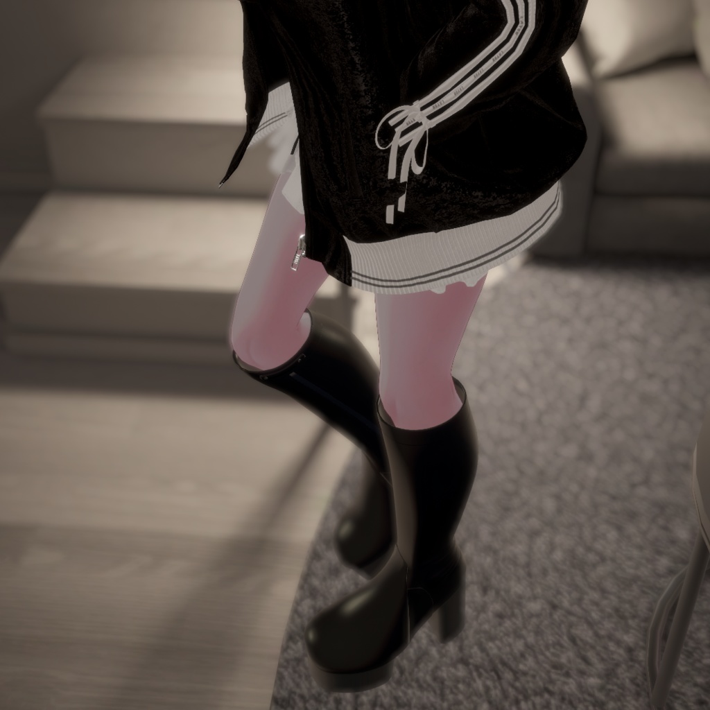 シンプルなロングブーツ【18アバター対応・MA対応】