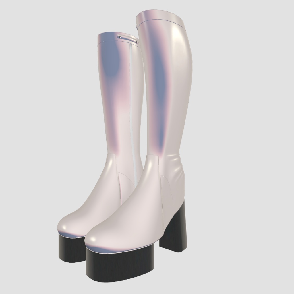 シンプルなロングブーツ【18アバター対応・MA対応】